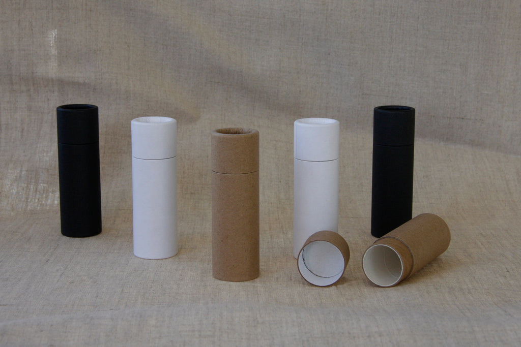 Eco-Friendly .5 oz Push-Up Tubes | Compostable Kraft Paper Packaging