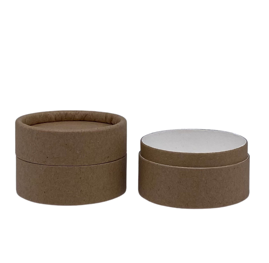 Eco-Friendly Kraft Paper Jar | 0.75 oz Compostable Packaging