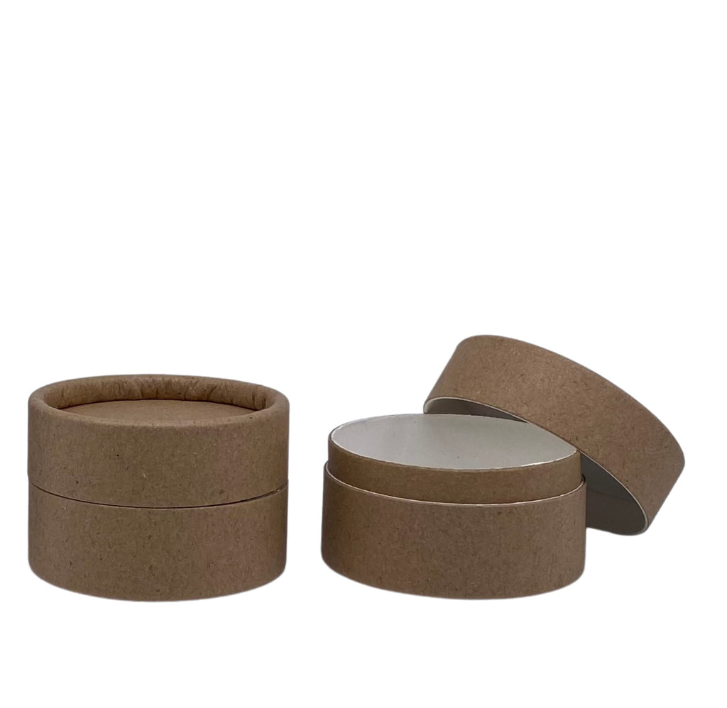 Eco-Friendly Kraft Paper Jar | 0.75 oz Compostable Packaging