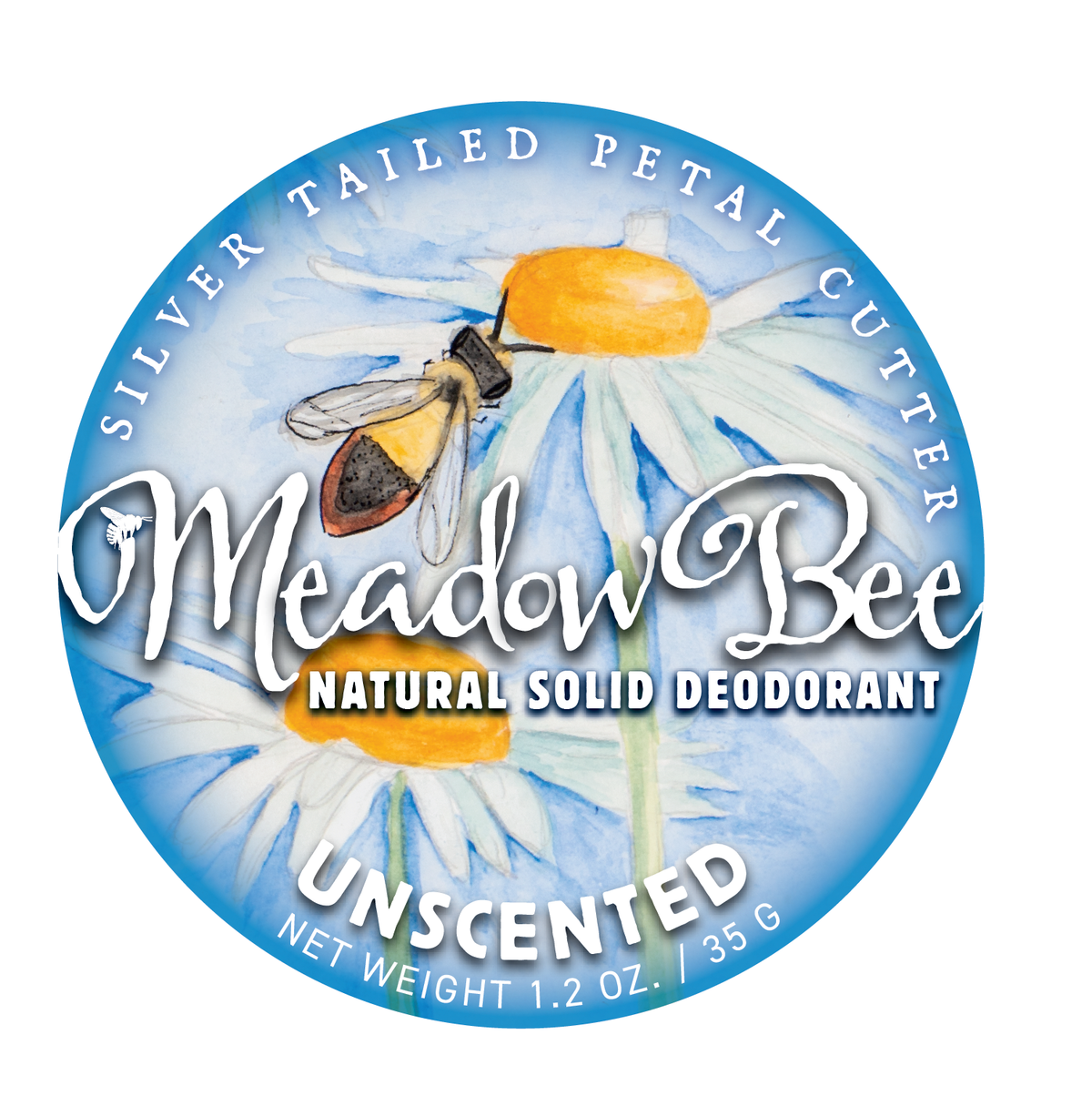 Meadow Bee - Silver Tailed Petal Cutter Meadow Bee Deodorant -Unscented