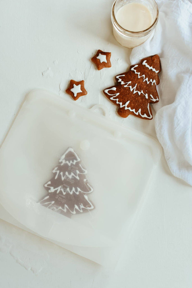 Turquoise Silicone Snap Close Bag – Medium | Reusable Food Storage | Zero-Waste Alternative