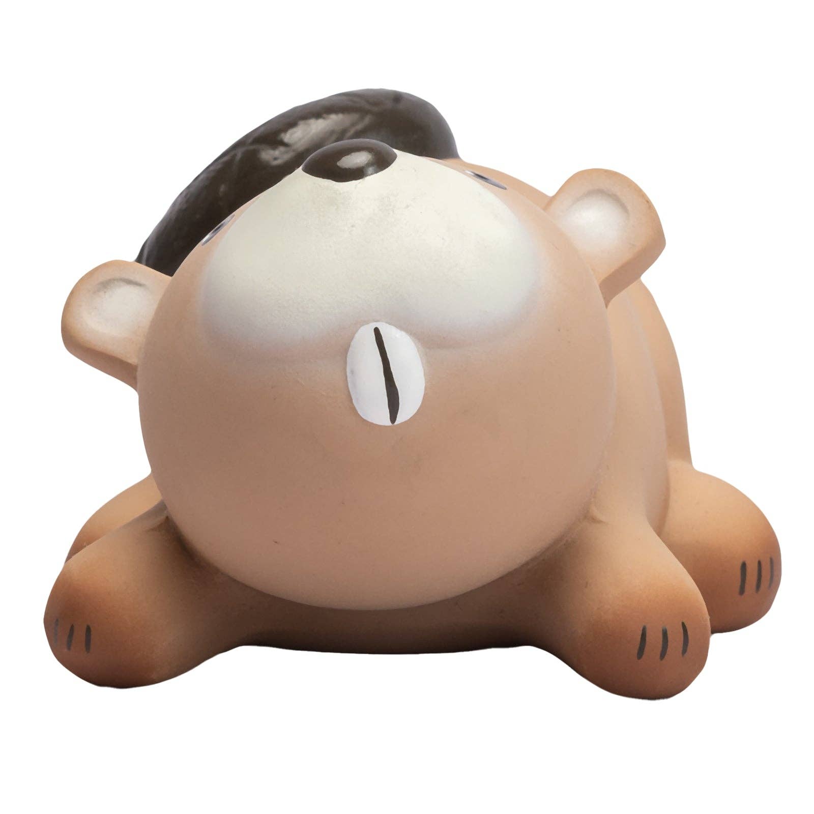 Tikiri Toys LLC - 
Beaver Natural Rubber Teether, Rattle &amp; Bath Toy