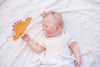 Organic Fabric Crinkle Toy: Stego the Stegosaurus