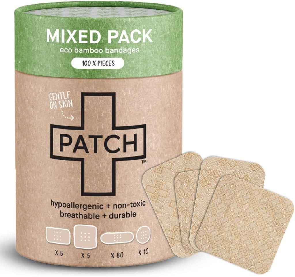 PATCH - Eco First Aid - PATCH MIXED PACK - 100 Assorted Size Bandages