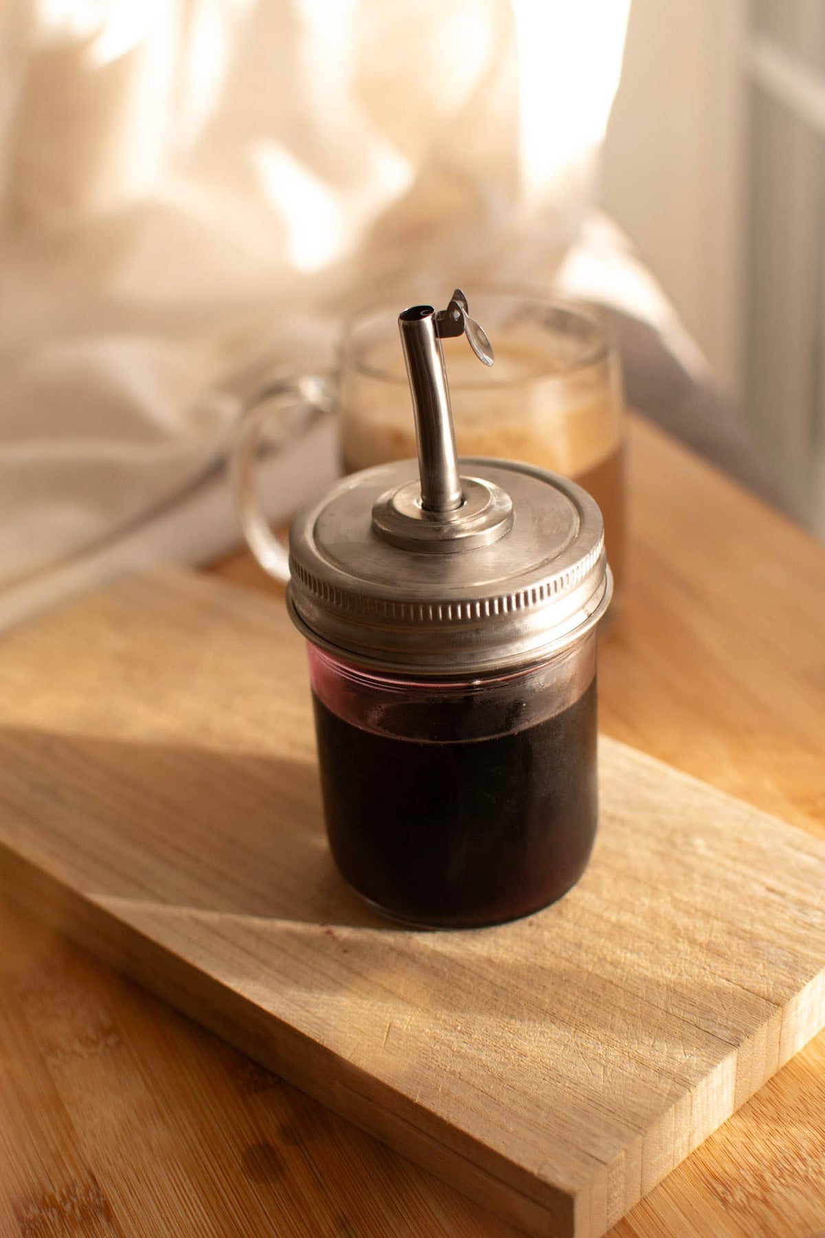 Zefiro - Mason Jar - Self closing pour spout