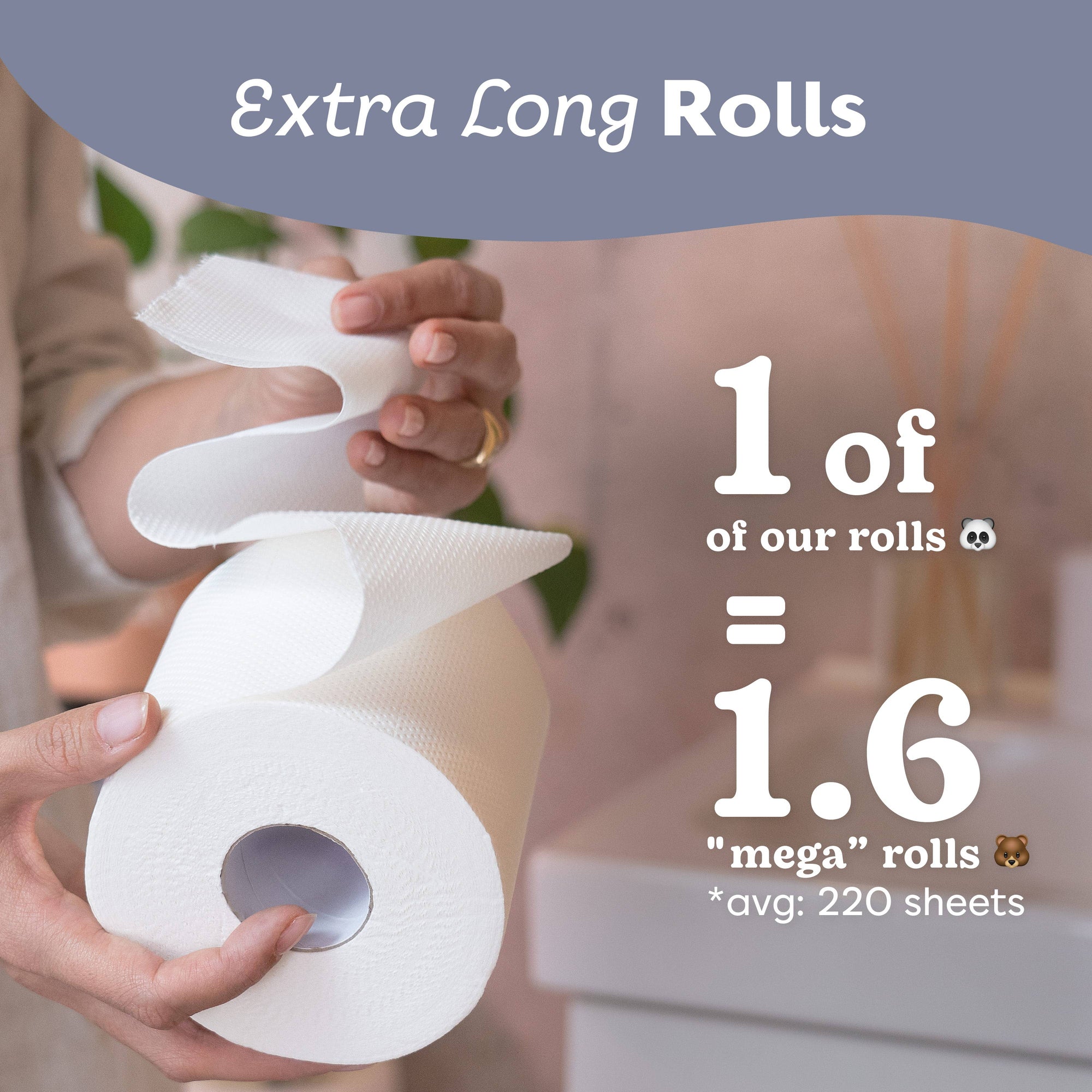 Betterway - Single-Wrapped Bamboo TP - 36-pack | White &amp; Natural Brown