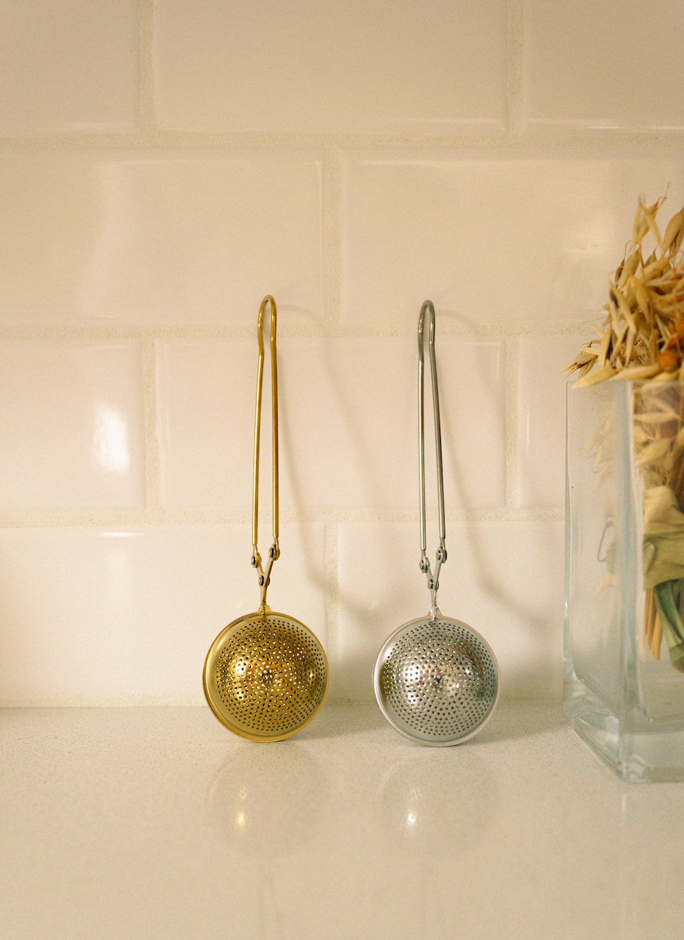Stainless Steel Tea Strainer | Gold