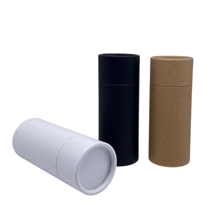 2.5oz Natural Kraft Push-Up Cosmetic Tube (70g) – Eco-Friendly Paperboard Packaging
