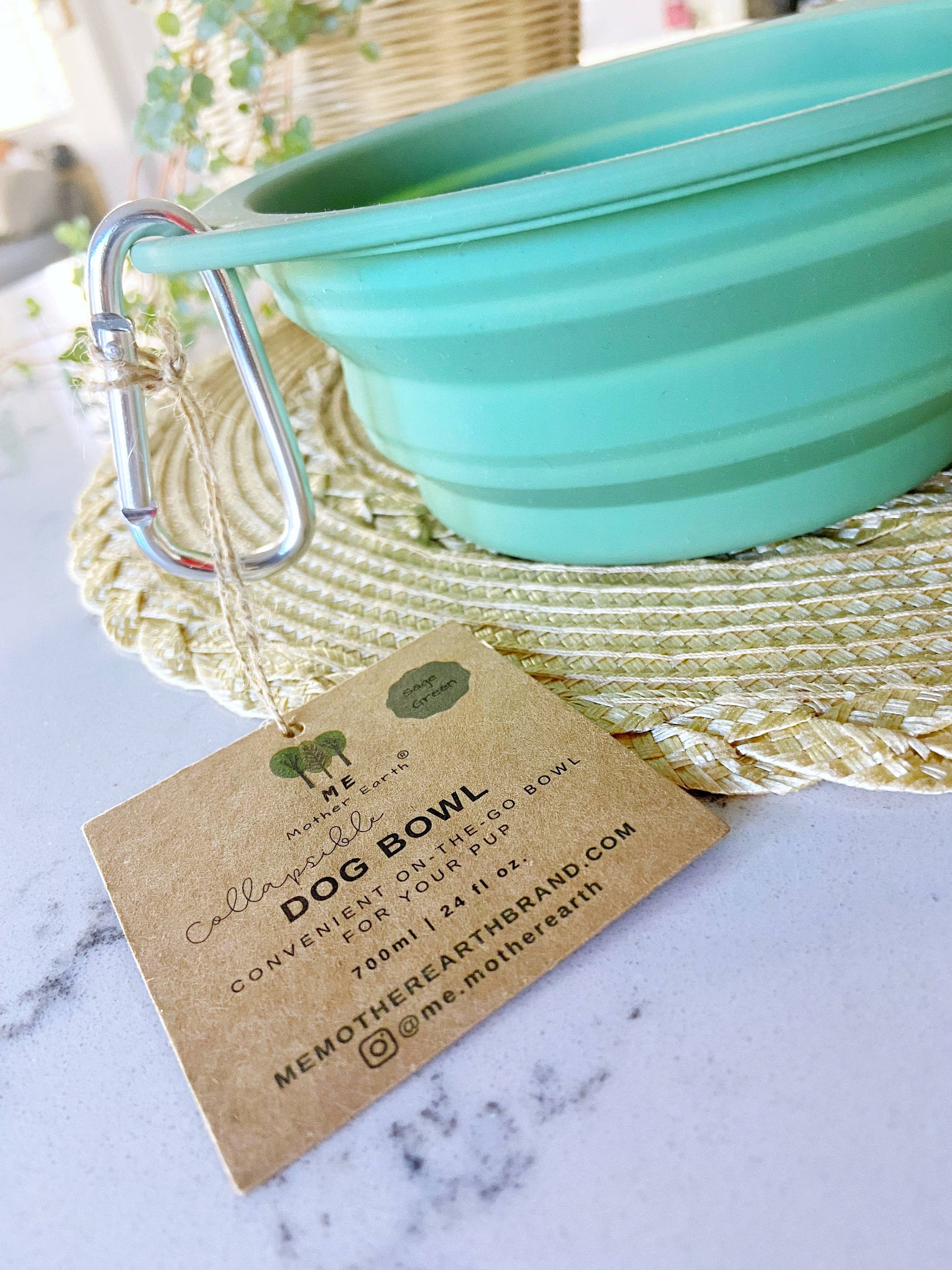 Me Mother Earth - Collapsible Silicone Dog Bowl