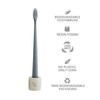 Toothbrush and Stand - Plastic Free and Biodegradable