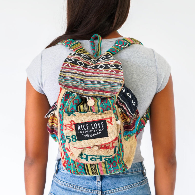 Mini Recycled Travel Backpack Kochi