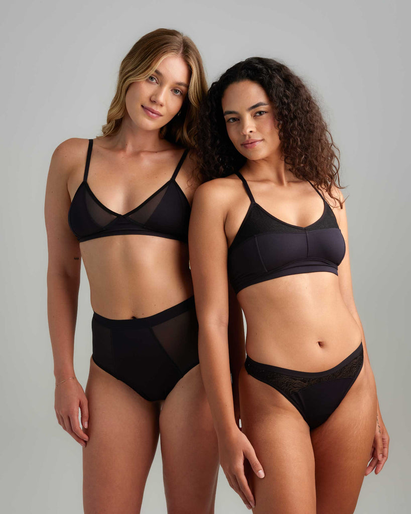 Sustainable Lace Bralette – Soft, Adjustable & Recycled