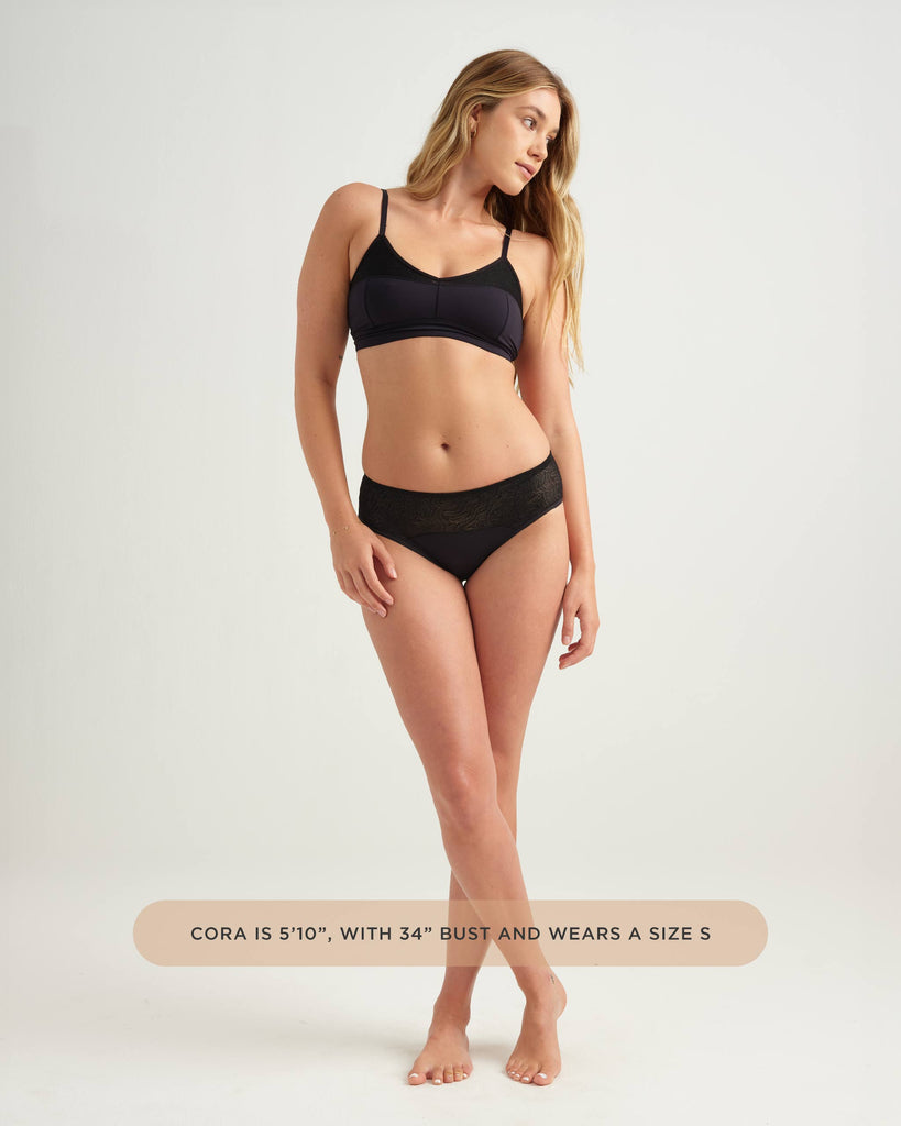 Sustainable Lace Bralette – Soft, Adjustable & Recycled