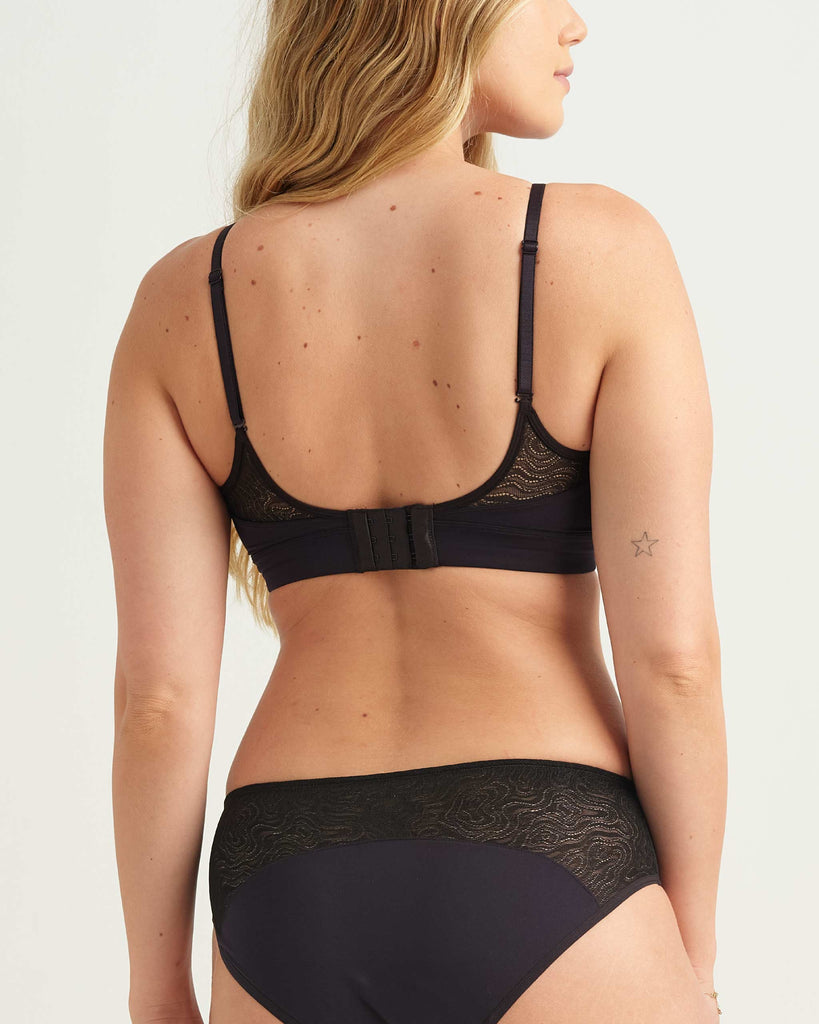 Sustainable Lace Bralette – Soft, Adjustable & Recycled