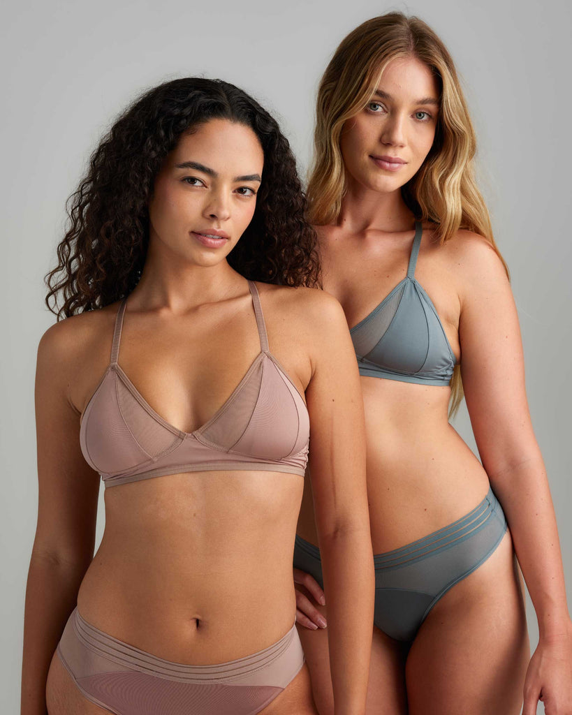 Sustainable Mesh Bralette – Light Support & Recycled