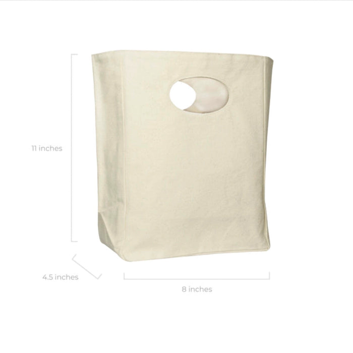 Reusable, Recycled, Waterproof Canvas Lunch Bags