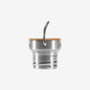 Reusable Stainless Steel Bamboo Cap – Leakproof