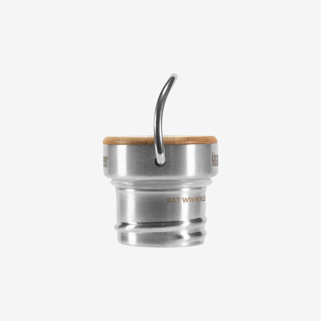 Reusable Stainless Steel Bamboo Cap – Leakproof