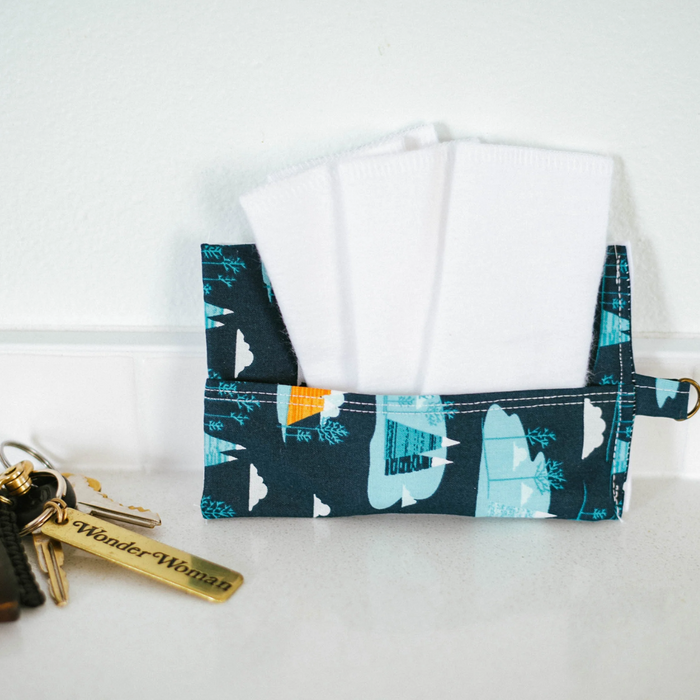 Reusable Flannel Tissues – Eco Set of 6