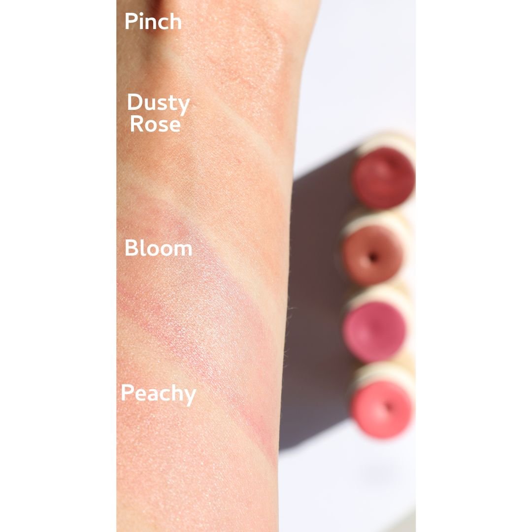 Creamy Vegan Blush Stick – Peachy Glow, Plastic-Free &amp; Multi-Use