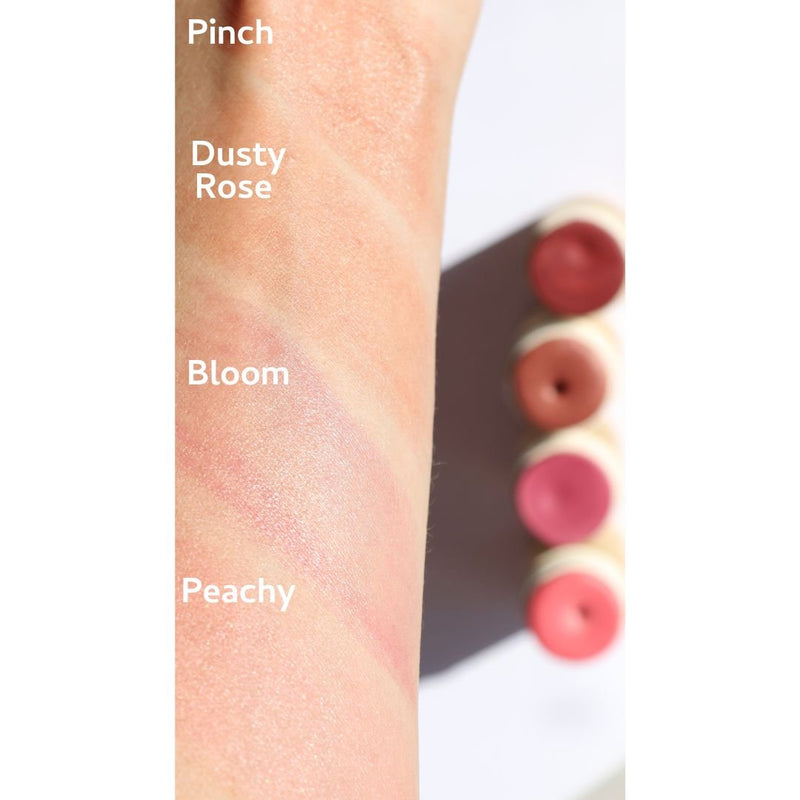 Creamy Vegan Blush Stick – Dusty Rose | Zero Waste Multi-Use Cheek & Lip Tint