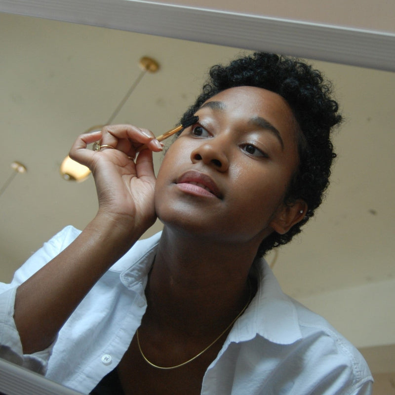 Black Vegan Zero-Waste Mascara – Organic, Plastic-Free & Lash-Boosting