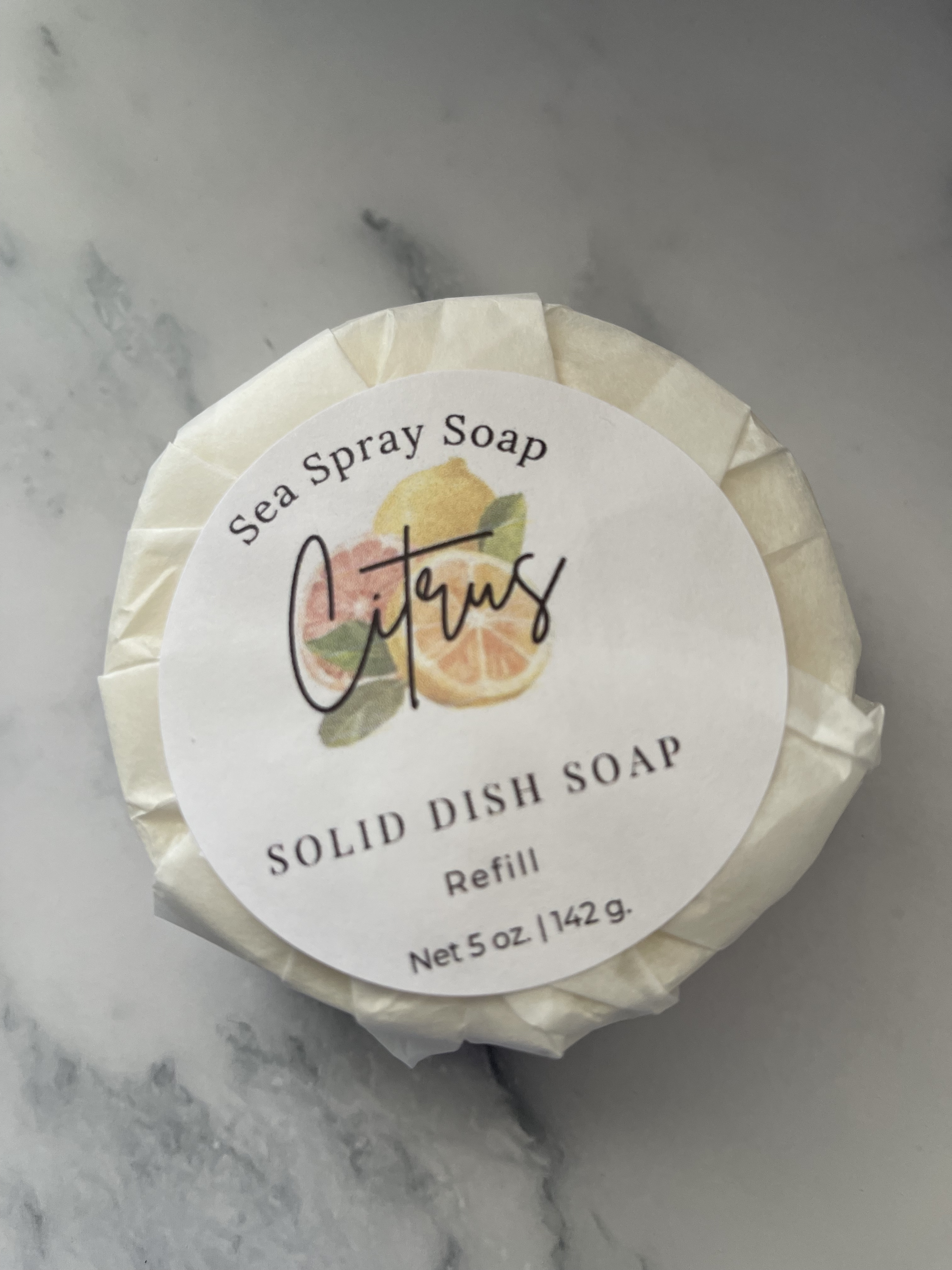 Solid Dish Soap Refill