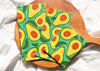 Beeswax Food Wrap – Avocado Print | Reusable Organic Beeswax Wraps for Food Storage (Small, Medium & Large)