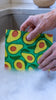 Beeswax Wrap Bulk Roll – Avocado Print | Reusable Organic Beeswax Wrap for Custom Food Storage Sizes (13.5" x 42")