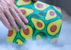 Beeswax Food Wrap – Avocado Print | Reusable Organic Beeswax Wraps for Food Storage (Small, Medium & Large)