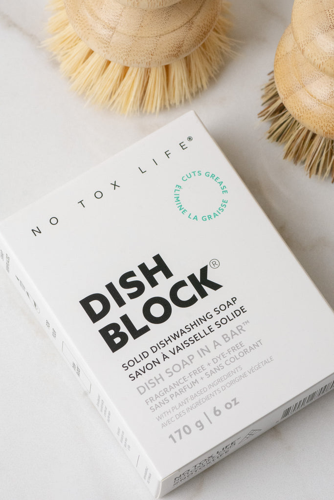 DISH BLOCK® Solid Dish Soap Bar – 6 oz (170g)