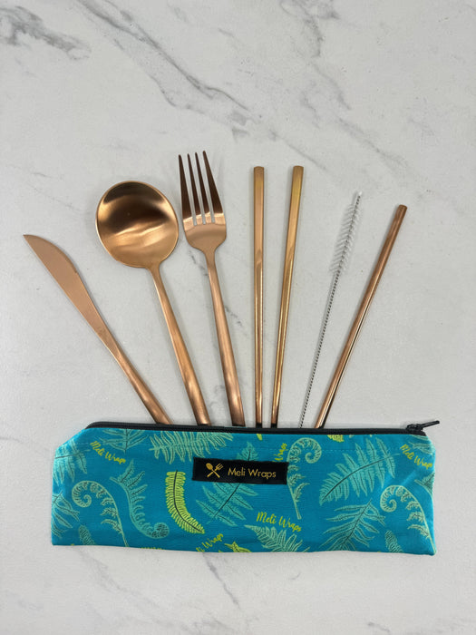 Reusable Cutlery Set – Fern | Eco-Friendly Travel Utensils