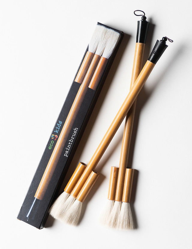 Bamboo Paint Brush – Japanese-Inspired Natural Wool Bristles | Eco-Friendly Art Tool