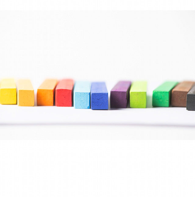 Talc-Free Pastel Sticks – 12 Vibrant Colors | Non-Toxic Soft Pastels for Kids & Artists