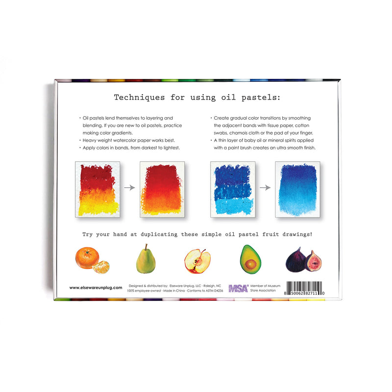 Talc-Free Oil Pastels – 24 Non-Toxic Colors | Vibrant Professional-Grade Art Sticks