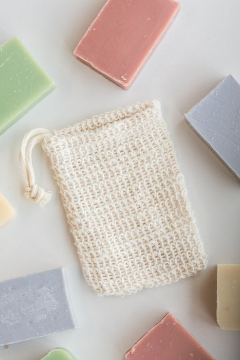 CASA AGAVE® Woven Soap Bag – Exfoliating Scrubber