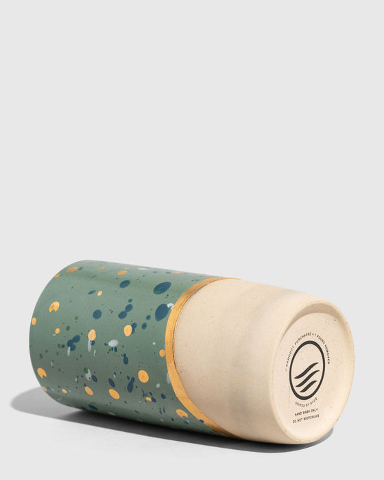 Insulated Stoneware Travel Mug with Lid – 10 oz.