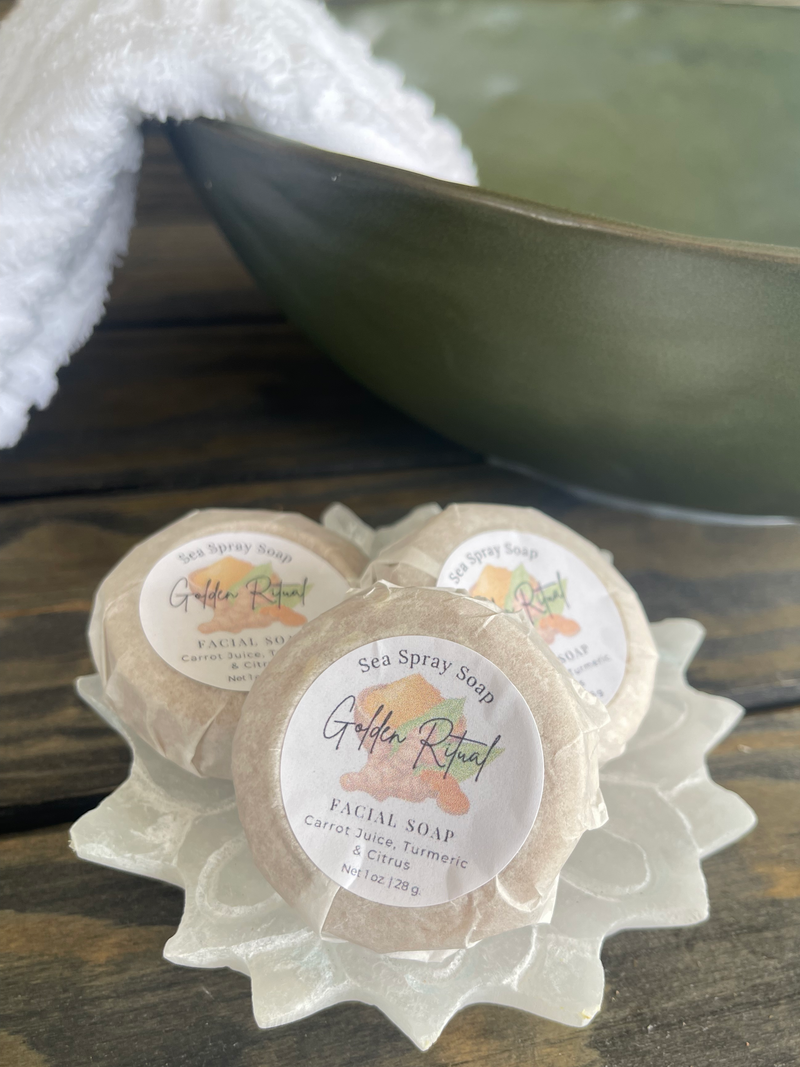 Golden Ritual Turmeric Infused Facial Soap