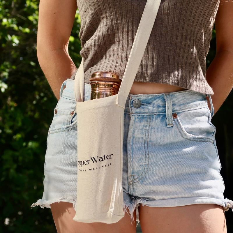 Handmade Polished Pure Copper Ayurvedic Water Bottle