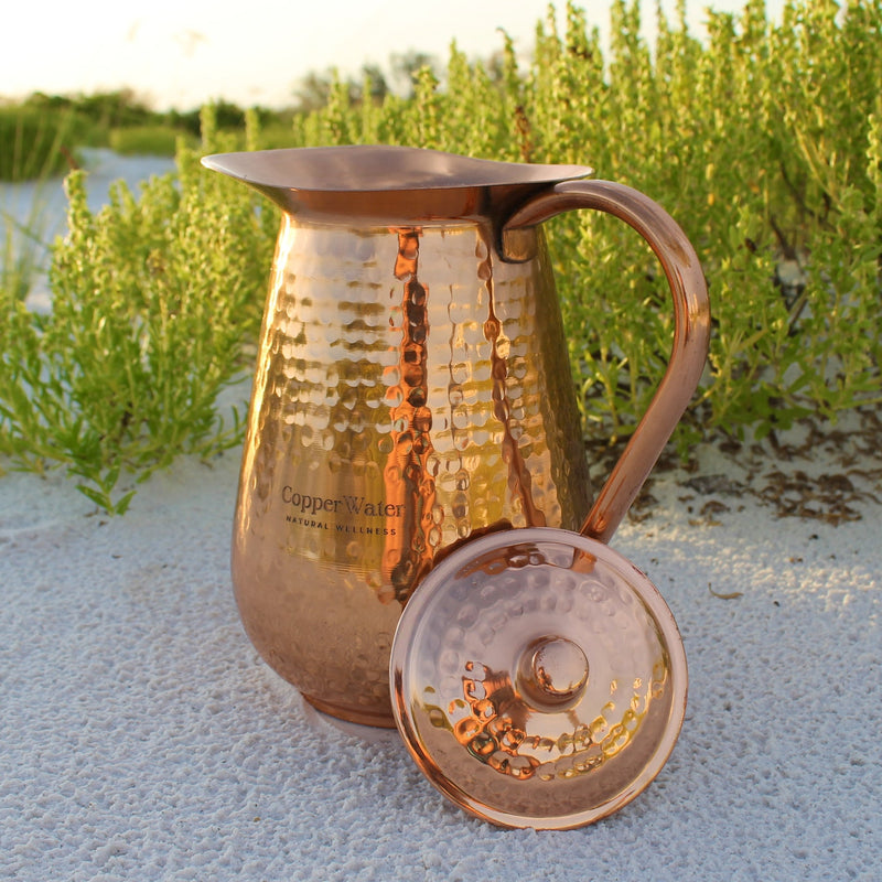 Handmade Pure Copper Ayurvedic Water Pitcher