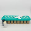 Reusable Silicone Filling Trays for Paperboard Push-Up Lip Balm Tubes