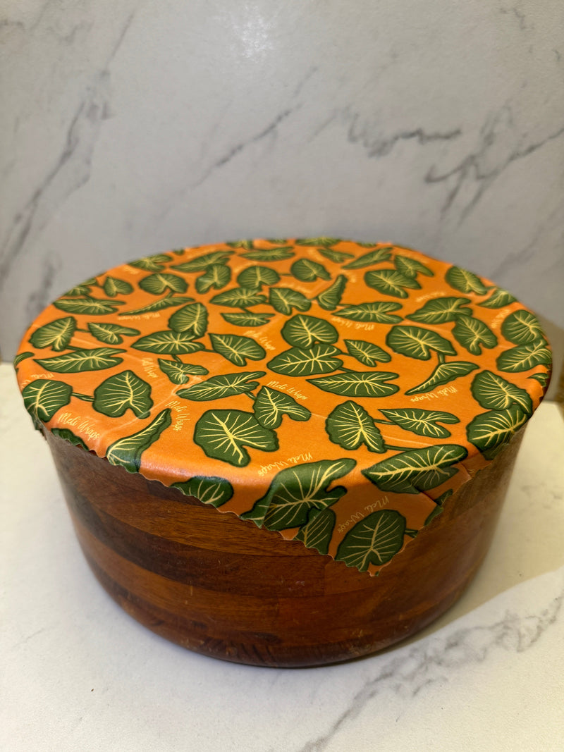 Beeswax Wrap Variety Pack - Hawaiiana Print | Reusable Plastic-Free Food Wraps Made in Hawaii