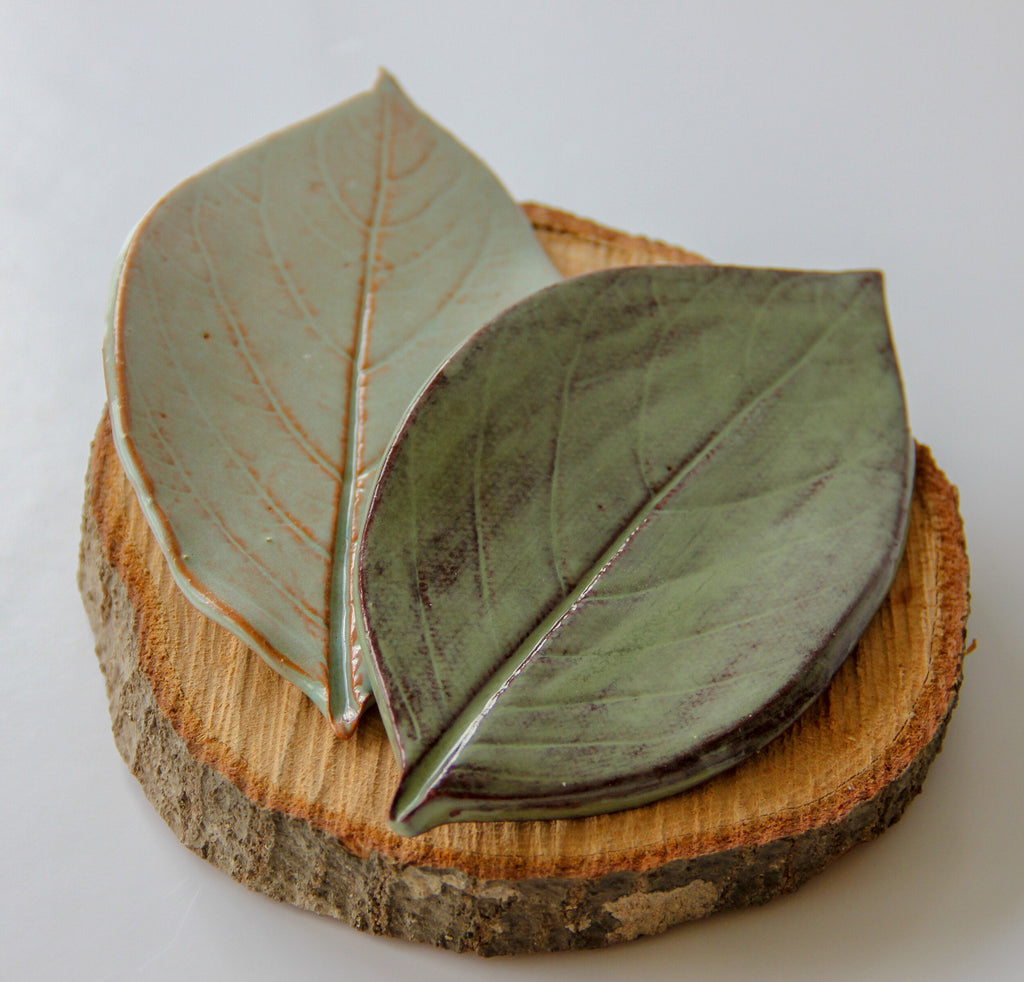 Handcrafted Large Leaf Dish