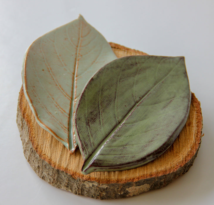 Handcrafted Large Leaf Dish