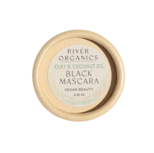 Black Vegan Zero-Waste Mascara – Organic, Plastic-Free & Lash-Boosting
