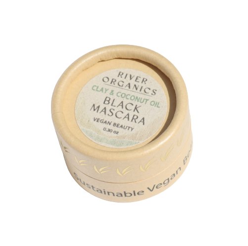 Black Vegan Zero-Waste Mascara – Organic, Plastic-Free & Lash-Boosting