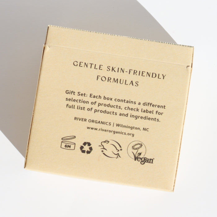 Set of 3 Tinted Vegan Lip Balms – Nourishing, Plastic-Free Lip Care Gift Box