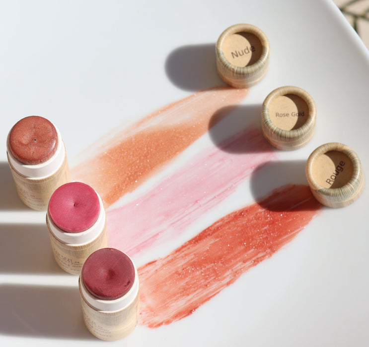 Tinted Vegan Lip Balm – Hydrating, Plastic-Free & Buildable Color