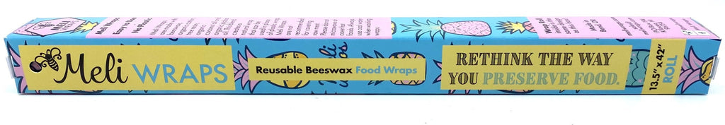 Beeswax Wrap Bulk Roll – Pineapple Print | Extra-Long Reusable & Eco-Friendly Alternative to Plastic Wrap