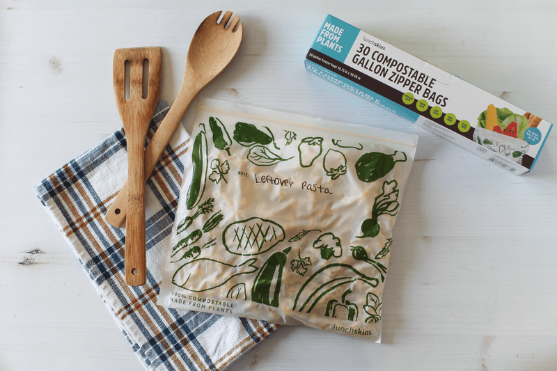 1,440 Ziptop Compostable Freezer-Safe Gallon Storage Bags